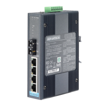 Research Wah EKI-2525SPI 4 Electric 1 single mode optical fiber port wide temperature industrial PoE switch quality 5 years