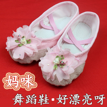 Childrens dance shoes soft bottom soft bottom dance shoes exercise shoes ballet shoes bodybuilding shoes yoga shoes girls