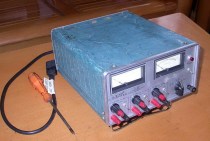 Voltage stabilizer 0-6V 5A dual group 0-36V 1A old power supply