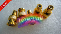  High quality gold-plated Q9BNC adapter BNC male AV female BNC male lotus head female Q9 overall