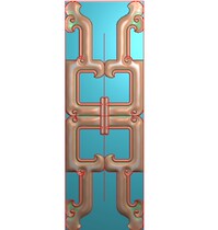 Fuwen handrail corner flower 12 size 56*163 engraving material exquisite carved drawing relief figure gray wire original