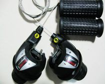 Mountain bike with swivel 18-speed shimano positioning transmission shimano RS36 positioning 6-speed transmission