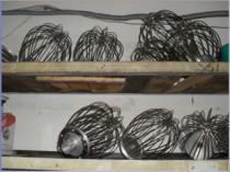 Henglian B40 mixer accessories egg ball mixing head stainless steel egg beater steel wire ball