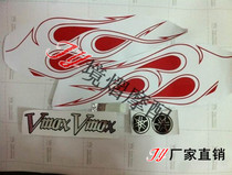 Motorcycle decal Yama YAMAHA big devil full set of stickers Full car sticker flower Full car sticker paper pull flower