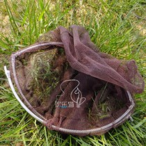 Stainless steel folding quick-drying glue hanging glue net head net pocket thickened anti-hanging net head Fishing gear accessories Fishing gear