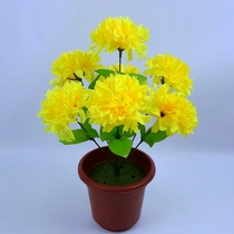 Supply cheap low price simulation flower simulation chrysanthemum 7 head Dragon Claw chrysanthemum factory batch priest Qingming Festival batch