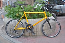 Brother bike 451 trail bike electroplated polished vintage small wheel road bike 520 Renault steel frame