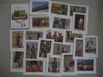 1990s China Books Import and Export Corporation Edition Loess Childhood Postcard 20 Complete