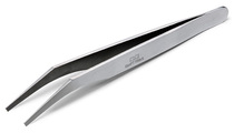 Tin Palace Model 74080 Model Special Stainless Steel Flat Bend Tweezers