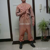 Cloth pattern latex full body one-piece with water shoes wader wader Deep thickened full dry rubber wetsuit