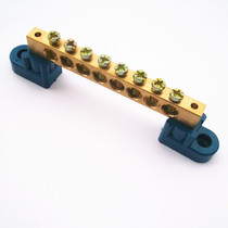 8-bit terminal copper row copper terminal copper terminal block row zero row 8-hole wiring row
