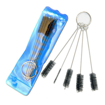  Five airbrush cleaning brushes are suitable for all airbrush cleaning