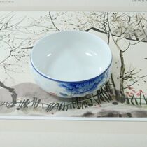 Lingong Ceramics Pen Wash with Jingdezhen Water shallow brush Wenfang Room Four Treasure Supplies diameter 15 * 6H Classic green flowers