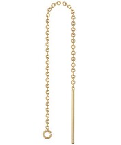 High quality American 14K gold gold gold universal earring thread DIY jewelry earring accessories 925 sterling silver ear wire