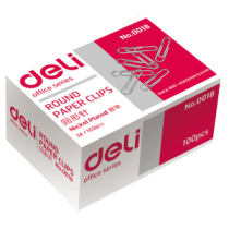 Daili new deli0018 three-pin one nail metal paper clip paper clip accounting financial supplies back needle