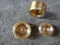 Inner hexagonal tube threaded copper screw plug copper oil plug oil plug 1 8-1 2-1 4-3 4-1
