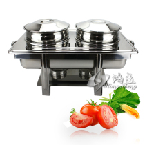 Special offer stainless steel straight foot double soup stove Self-service soup stove can be electrically heated