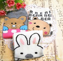 Clearance cute cartoon jacquard sweet girl short socks spring and summer boat socks low socks multi-style girl socks optional