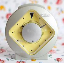 Dutch brand yellow base alarm clock snooze with light function ▲ German movement clear Package Express