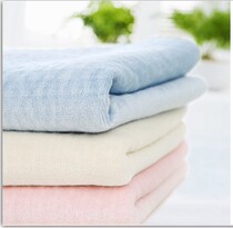 One side 100 mulberry silk natural skin beauty towel one side waffle cotton big towel 33*75