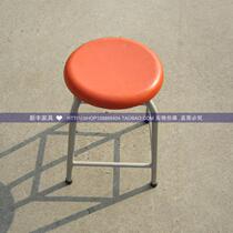 Custom FRP round stool small round stool iron stool work stool Fast food restaurant small stool dining chair stool direct sales