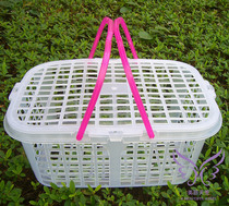 Special offer square bayberry basket grape basket 10 kg plastic portable fruit basket Strawberry picking basket with lid