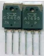 Disassembly audio power amplifier matching tube C4468 A1695 2 yuan a pair