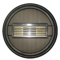 Boutique 6 inch hot gold and silver plastic mesh car horn mesh cover speaker protective cover speaker iron mesh diamond hole beauty