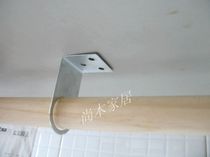 (Iron top-mounted side clothing rod seat) clothes rod fittings clothes rod through pipe bracket flange in the hanging seat