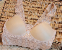 Comfort No Steel Ring Lace Glossy Die Cup without scar bra Sleep bra