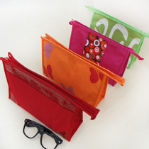  Waterproof cosmetic bag tool bag clutch bag travel storage bag wash bag ID bag European and American fashion printing