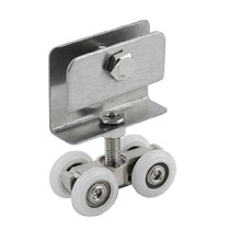 Shower room small crane sliding door pulley glass door crane bathroom sliding door accessories pulley large double wheel guide