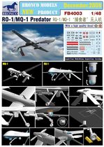 Weijun model FB4003 1 48 US RQ MQ-1 Predator unmanned reconnaissance attack aircraft