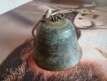 Qing Dynasty Old Bronze Bell Bronze Bell Bronze Bell Ancient Bell Old Bell Folk Nostalgia Old Objects Bronze Ware Collection Decoration Bag Old