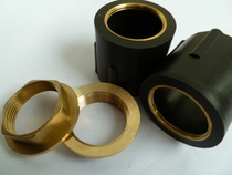 Single-hole hot and cold water faucet faucet installation fixing accessories copper large nut 32 threaded easy-to-install connector