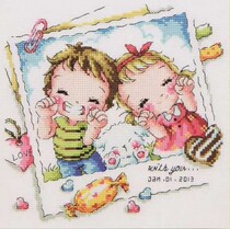 Magazine cross stitch kit French DMC embroidery SODA 3170 fond memories