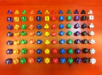 Dungeons & Dragons 7-Pack Multi-faceted Dice Seven-piece Set] DND Sic Bo Tower TRPG Running group Aliexpress Amazon