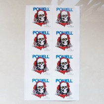 Personality custom adhesive adhesive 8 sheets paper skateboard computer bookcase table Cup tile tile stickers