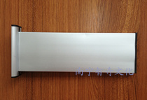 Double-sided aluminum alloy room card flat blank sign advertising sign Office house 9 * 26cm