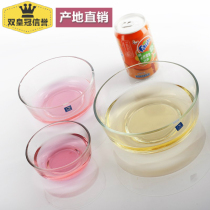 Tableware glass bowl set transparent heat-resistant bowl instant noodle bowl salad bowl big soup bowl rice bowl fruit bowl seasoning Bowl
