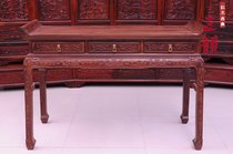 Chinese mahogany furniture solid wood head case Red sour branches