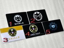 The Avengers The Avengers S.H.I.E.L.D. S H I E L D Bus Transportation Card Sticker