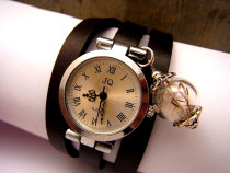 Wrap American antique quartz watch dandelion classic luxury glass ball watch