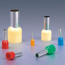 Tube-shaped pre-insulated terminal cold-pressed Terminal E-tube full set of red copper E1008 1000