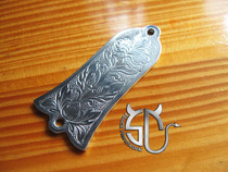 Electric guitar LP SG bell head lid guitar bell lid hand engraving aluminum alloy customizable lettering lettering