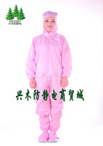 One-piece protective clothing anti-static one-piece clothing clean clothing dust-proof clothing dust-free clothing hooded overalls washable