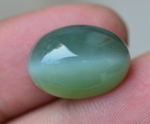 Rare natural masculine cat eye naked stone good quality effect good water head foot particles large 12 7ct