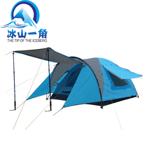 Double-layer wild camping camping hiking hiking 4 People outdoor tents 3 equipment supplies waterproof home