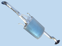 Suitable for Honda Flyer Triple Compartment Rear Section Stainless Steel Car Silencers Silencer Fly exhaust pipe