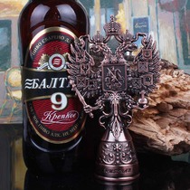 Antique Eurostyle Creative Beer Bottle Opener Home Double Head Eagle Bottle Opener Antiseason Clear Cabin Home Pendulum